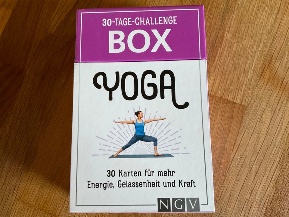 30-Tage-Challenge-Box Yoga / Übungskarten / neuwertig in Wangels