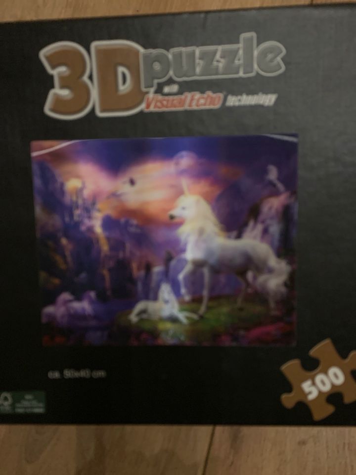 3-D-Puzzle Einhorn 500Teile in Bausendorf