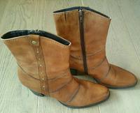 Stiefeletten Marco Tozzi Gr. 39 Leder braun neuwertig Bayern - Biessenhofen Vorschau