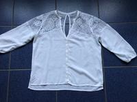 Weiße Bluse von Hollister Gr. S mit Stickereien Rheinland-Pfalz - Nackenheim Vorschau
