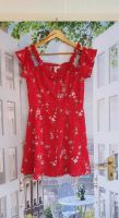 H&M Sommer- Kleid Blumen Floral♡rot♡Gr. 38♡TOP♡ Schleswig-Holstein - Brekendorf Vorschau