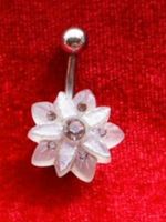 Bauchnabelpiercing Weiße Blume Niedersachsen - Asendorf (bei Bruchhausen-Vilsen) Vorschau