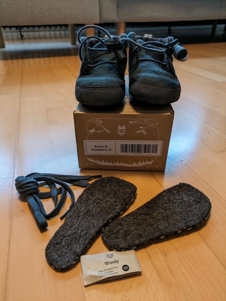 Barfuß Schuhe gefüttert Mid Gut Aronia Wildling Wooly Gr. 20 in Oststeinbek