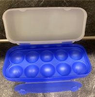 Tupperware * Kolumbus Eierbehälter für 10 Eier  blau + weiß Nordrhein-Westfalen - Iserlohn Vorschau