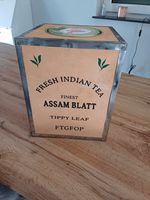 Teekiste Assam Tea India Holz + Metall 32x25x25cm Nordrhein-Westfalen - Bünde Vorschau