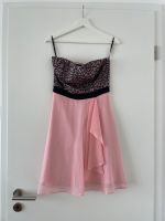 Cocktailkleid - rosé-schwarz, trägerlos, Gr. 34 Bayern - Regensburg Vorschau