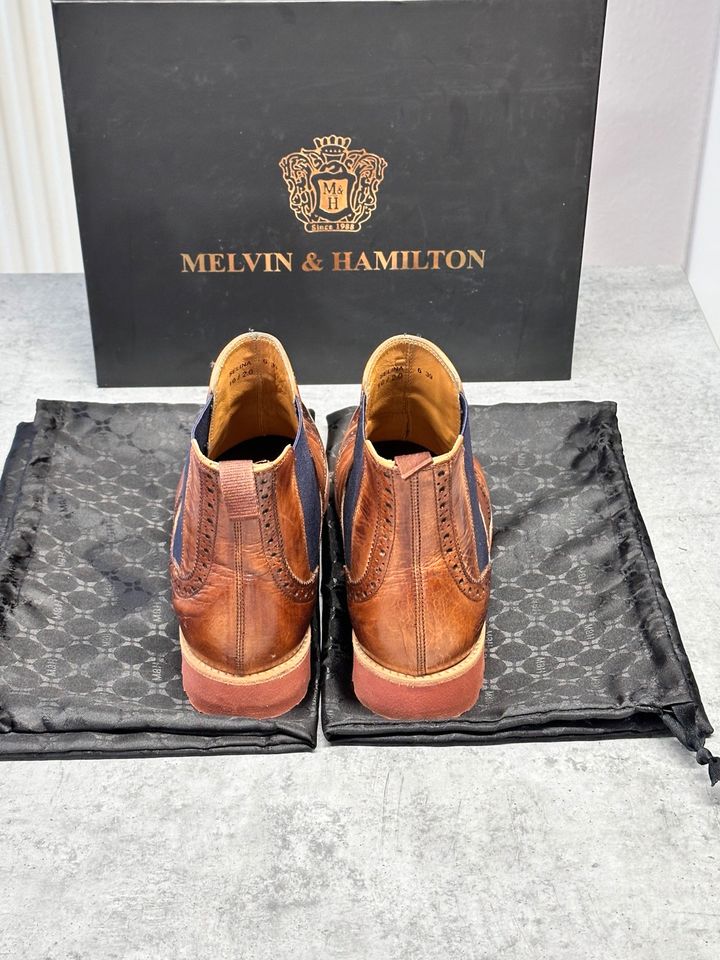 MELVIN & HAMILTON Damen Schuhe Größe 39 braun/blau in Falkensee