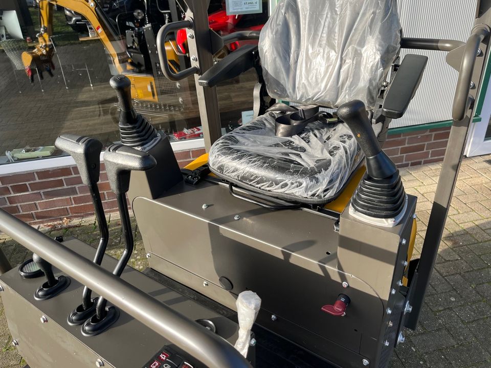 Minibagger mit 3Zyl Yanmar Motor & seitlicher Joystick Steuerung in Bad Zwischenahn