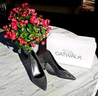 elegante Pumps im Glitzer-Look Neuwertig, Größe 37 Hessen - Hofbieber Vorschau