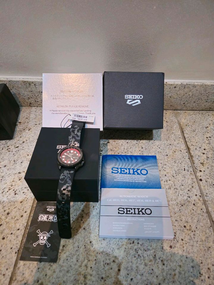 Seiko 5 sports, Limited edition one piece Luffy NEU full Set in Kerpen