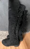 Overkneestiefel flach schwarz Gr. 41 Kiel - Hassee-Vieburg Vorschau
