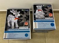 2x LED Rentier Bär Acrylfigur Winter Weihnachten Deko außen innen Hessen - Eltville Vorschau