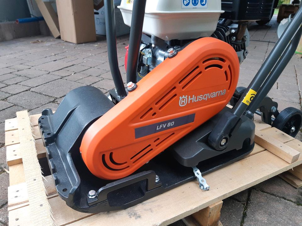 Mieten- Husqvarna Rüttelplatten Serie LFV 80 19,4kN in Eilenburg