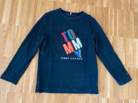 Tommy Hilfiger Langarm Shirt Gr. 110, blaues Shirt für Jungen Hamburg - Wandsbek Vorschau