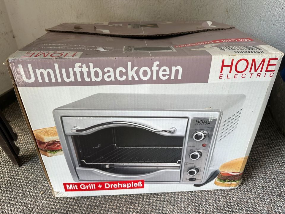 Umluftbackofen mit Grillfunktion neu in Oberhausen