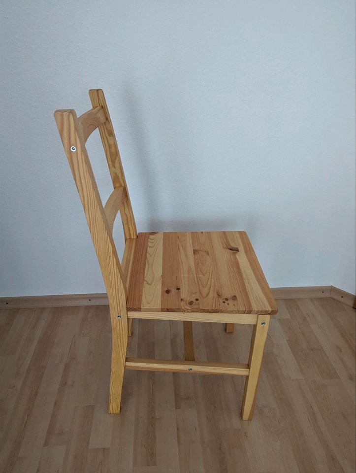 NEU - 1 Stuhl Fjord aus Holz Kiefer unbehandelt 90 x 40 x 50 in Grünstadt