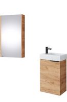 Neuer und unbenutzter Waschtischunterschrank mit Spiegelschrank Bayern - Leiblfing Vorschau