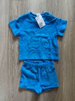 H&M 2er Set blau Frotee Tshirt Shorts weicher Jersey Gr.74 Bielefeld - Sennestadt Vorschau