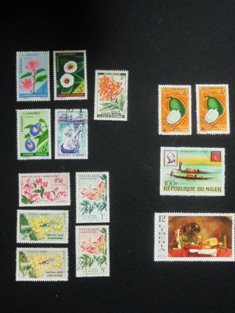 14 Briefmarken aus 6 Afrika - Staaten 1961 - 1979, siehe Foto. in Pfungstadt