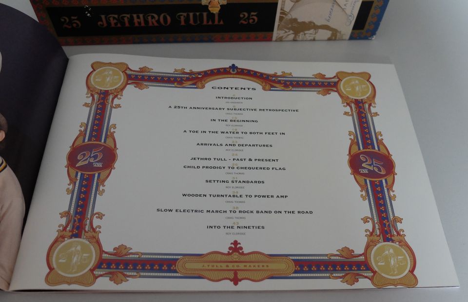 Jethro Tull - 25th ANNIVERSARY - 4CD Set Zigarrenkiste 1993 in Grevenbroich