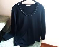 ♥ Langarm-Sweatshirt Bluhmod ♥ Cabochons am Halsausschnitt 42/44 Hessen - Hofgeismar Vorschau