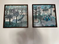 ⭕️ Elisabeth Naive Kunst Bild 1971 Sonntagsbesuch Osterfrühstück Niedersachsen - Osnabrück Vorschau