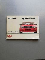 Original Betriebsanleitung Audi Quattro Urquattro Coupe Typ 85 Bayern - Adelschlag Vorschau