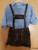 Wiesn-Outfit * Tracht * Damen/Kinder kurze Lederhose * Hemd Bayern - Fürstenfeldbruck Vorschau