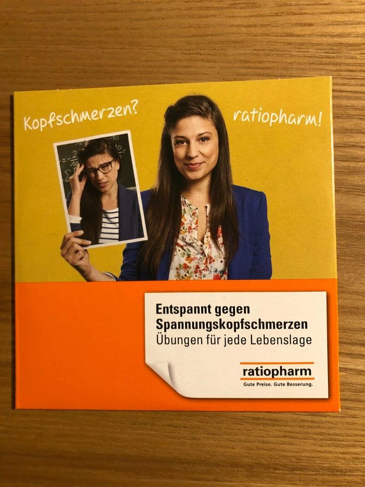 Audio CD, Entspannung gegen Kopfschmerzen Ratiopharm in Denkendorf