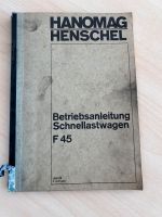 Betriebsanleitung Hanomag Henschel F45 Neuhausen-Nymphenburg - Nymphenburg Vorschau