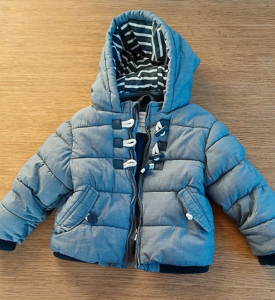 Winterjacke gesteppt OBAIBI Gr.74/80 cm , warm gefüttert in Düsseldorf