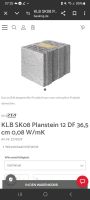 20 St. KLB SK08 Planstein 12 DF 36,5cm Bimsstein, Hohlblock Hessen - Groß-Umstadt Vorschau