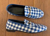 Gucci Loafer Jordaan 39 Vichykaro blau Bayern - Neumarkt i.d.OPf. Vorschau