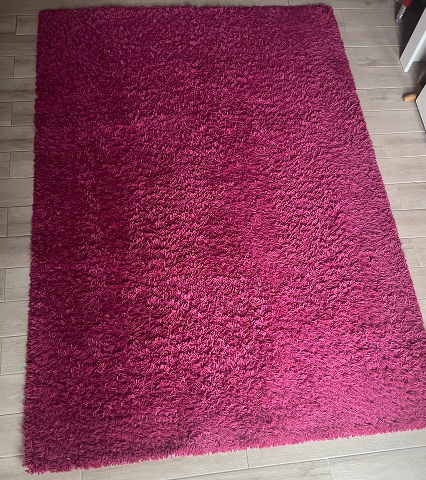 Langflor Teppich Ikea, pink, 133x195 cm in Berlin