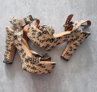 Givenchy  Plateau Leder  Sandaletten 38 Schuhe Hessen - Darmstadt Vorschau