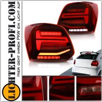 Voll LED Lightbar Rückleuchten rot/klar für VW Polo 6R / 6C 09-14 Hessen - Calden Vorschau