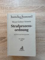 Meyer-Goßner/Schmitt StPO 2022 65. Auflage Bayern - Regensburg Vorschau