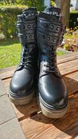 Damen Stiefel Boots schwarz 38 Replay Bayern - Augsburg Vorschau