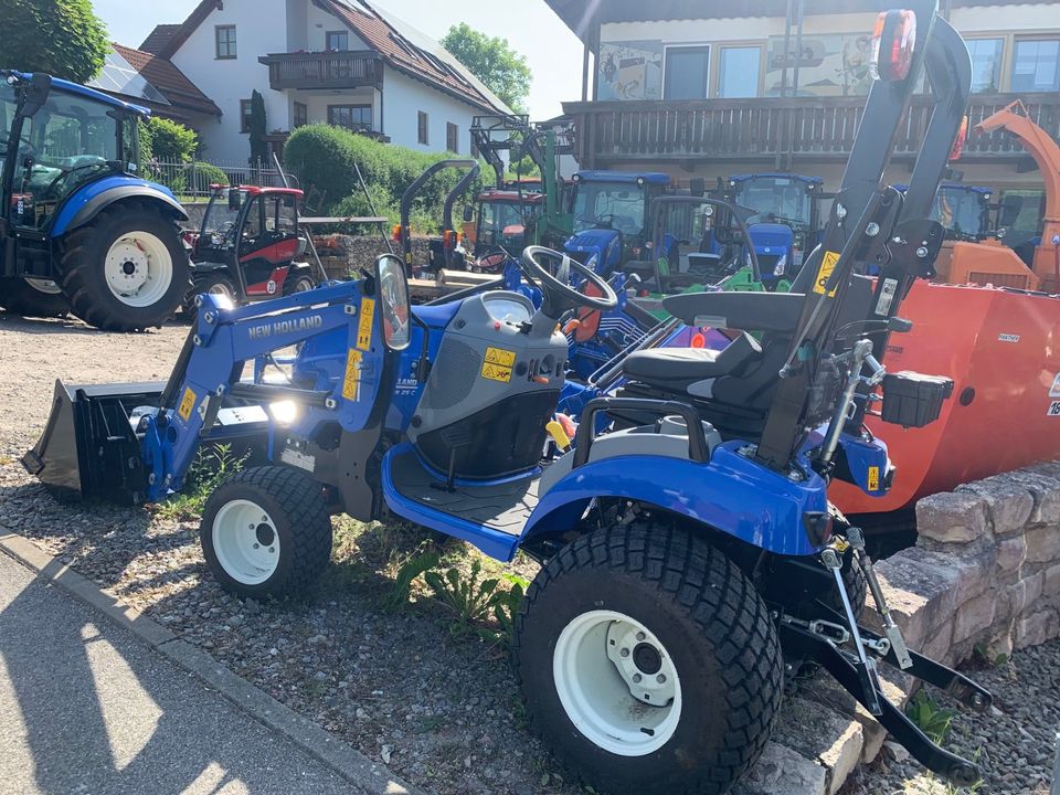 New Holland Boomer 25 Compact mit Frontlader, Hydrostat Traktor in Nittendorf 