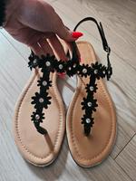 Damen Sandalen gr 41 Niedersachsen - Twistringen Vorschau