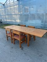 Ausziehbarer Tisch plus 4x Stühle Dänemark Kiefernholz Berlin - Pankow Vorschau