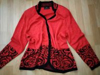 Strickjacke Jacke rot schwarz 48 50 top Zustand Baden-Württemberg - Ludwigsburg Vorschau