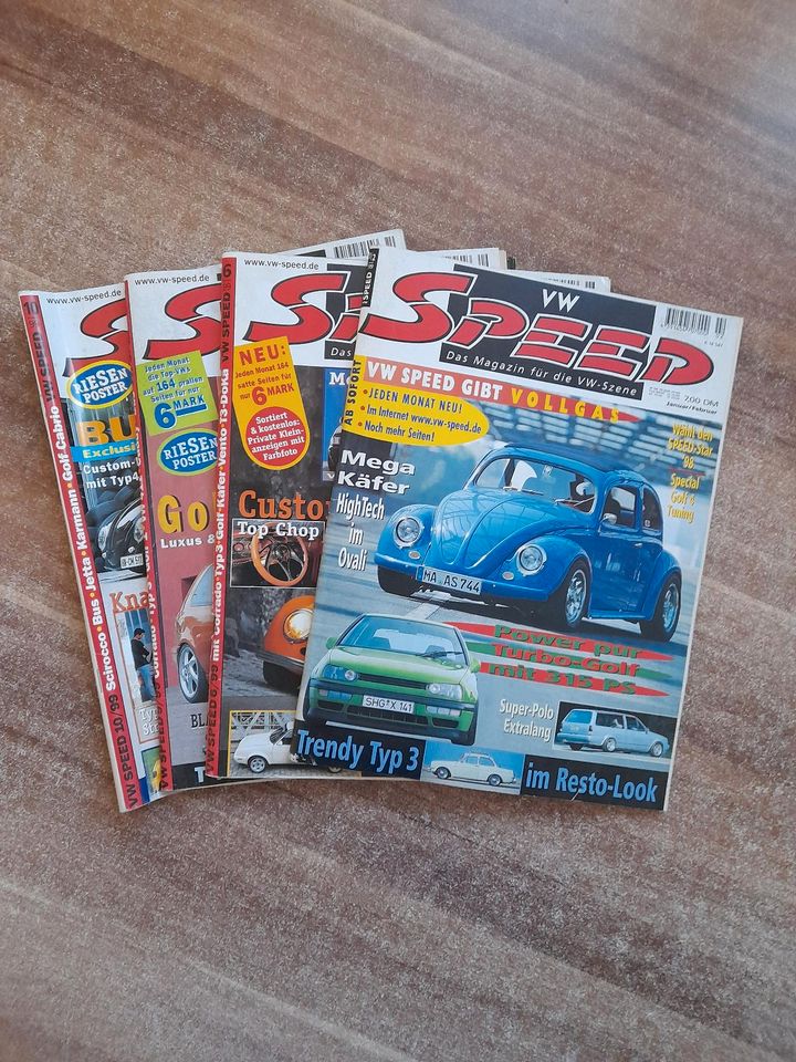 VW Speed Magazine Jahrgang 1999, 4 Stück in Papenburg