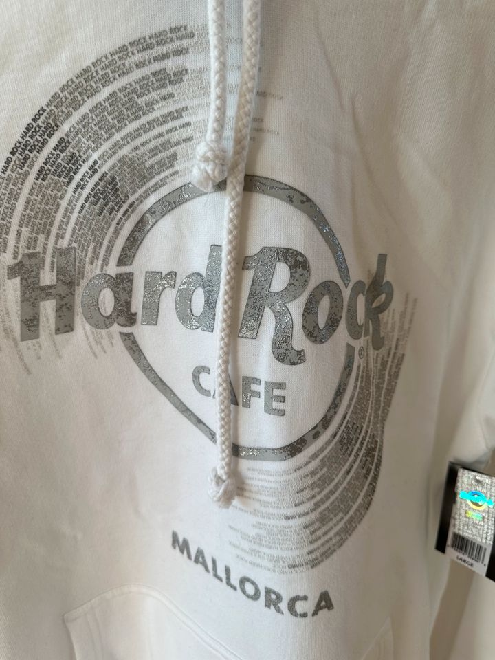 Hoddie Hard Rock Cafe Mallorca / weiß Gr. L NEU !!!!! in Dessau-Roßlau