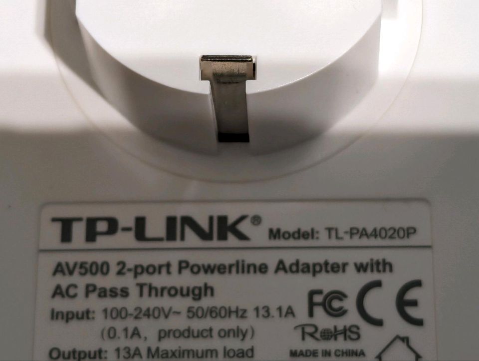 TP-Link AV500 Powerline (LAN über Steckdose) in Hessisch Lichtenau