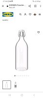 1 Liter Flasche mit Korkverschluss / Ikea Karaffe Bayern - Großheubach Vorschau