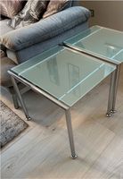 Beistelltisch Chrom Glas matt Nachttisch rechteckig 45x50 Höhe 45 Pankow - Weissensee Vorschau