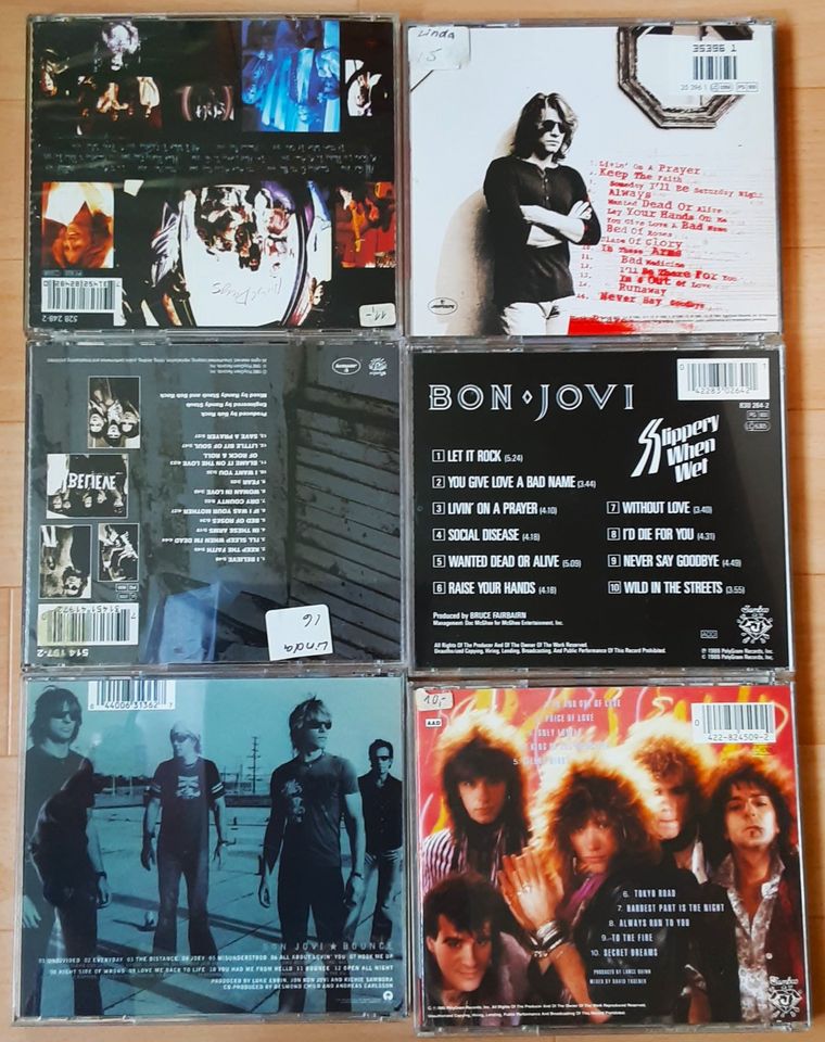 6 CDs Bon Jovi in Ahlen
