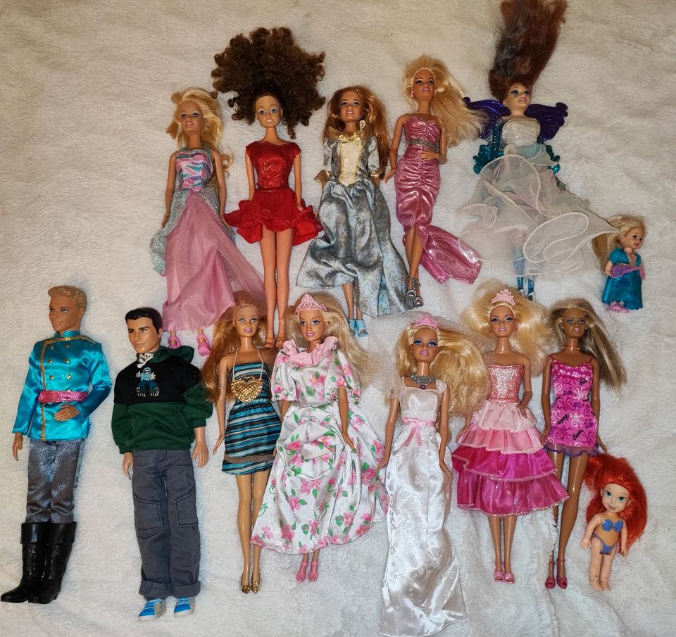 15 Barbie Puppen in Schongau