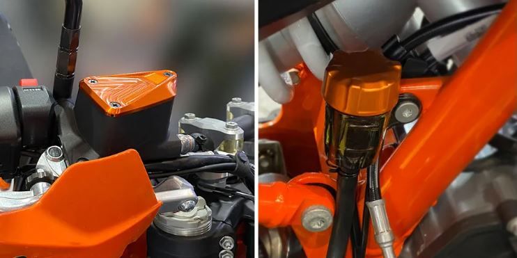 NEU Behälter Deckel Orange passend für KTM 790 890 Duke Adventure in Oschersleben (Bode)
